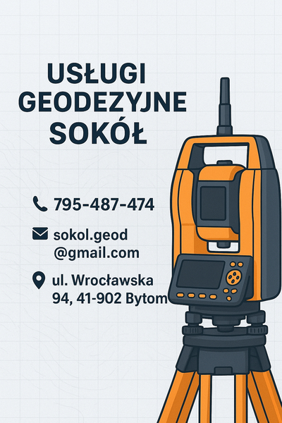 Zdjęcie na okładce dla Usługi Geodezyjne SOKÓŁ
